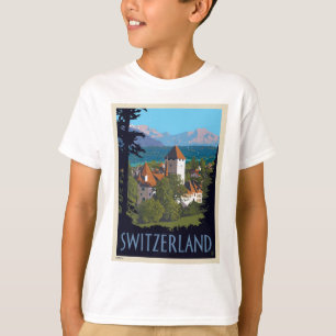 Chillon Castle   Switzerland T-Shirt