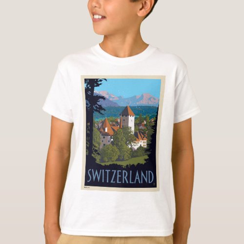 Chillon Castle  Switzerland T_Shirt