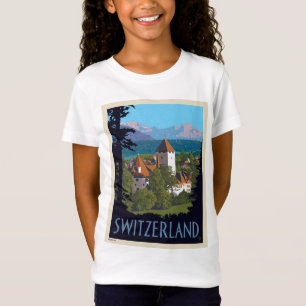 Chillon Castle   Switzerland T-Shirt
