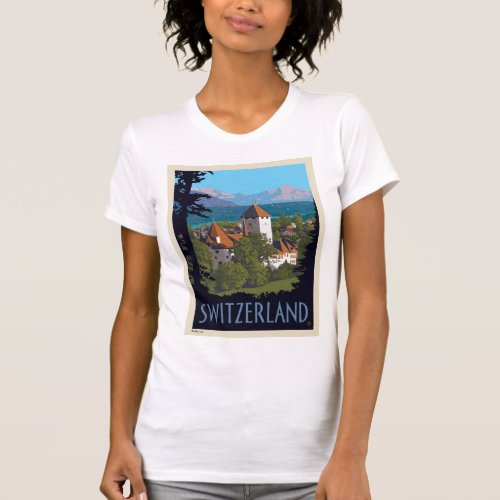 Chillon Castle  Switzerland T_Shirt