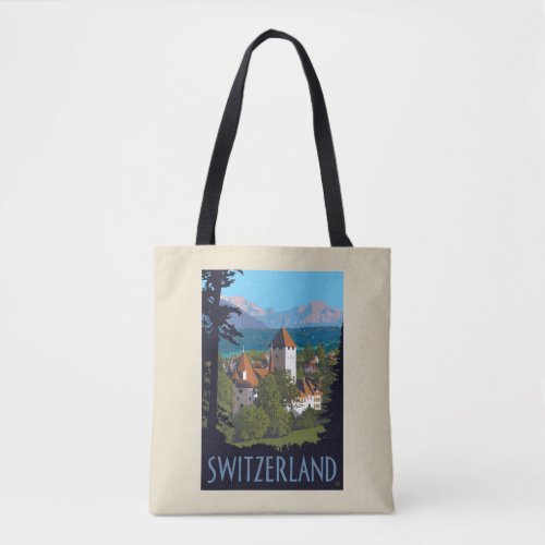 Chillon Castle  Switzerland Tote Bag