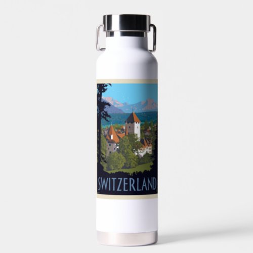 Chillon Castle  Switzerland Water Bottle