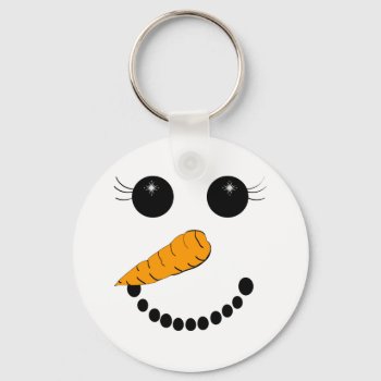 Chilly Face Keychain by totallypainted at Zazzle