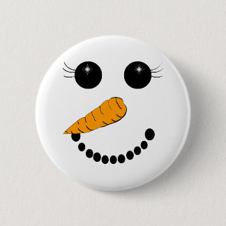 Chilly Face Pinback Button