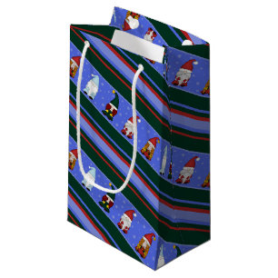 Chilly Gnomies Stripe (Medium) Gift Bag