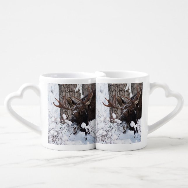 Chilly Moose Coffee Mug Set (Front Nesting)