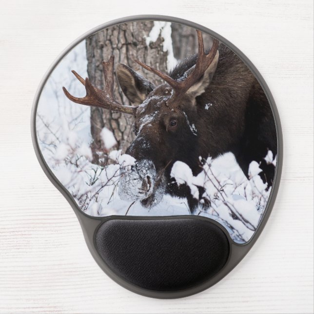 Chilly Moose Gel Mouse Pad (Front)