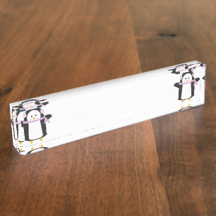 Chilly Penguin Name Plate