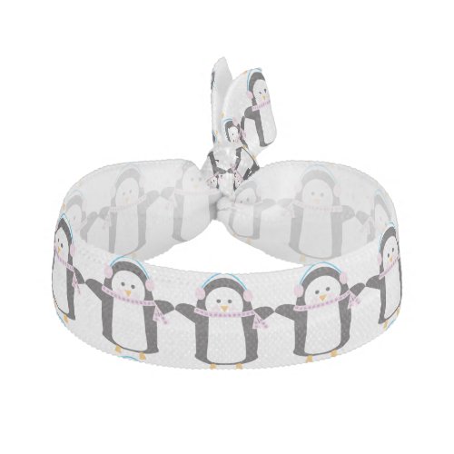 Chilly Penguin Ribbon Hair Tie