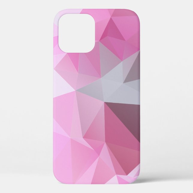Chilly Pink Pyramid Abstract Pattern Case-Mate iPh Case-Mate iPhone Case (Back)
