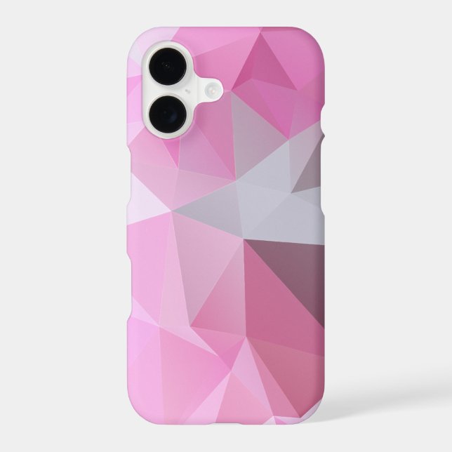 Chilly Pink Pyramid Abstract Pattern Case-Mate iPhone Case (Back)