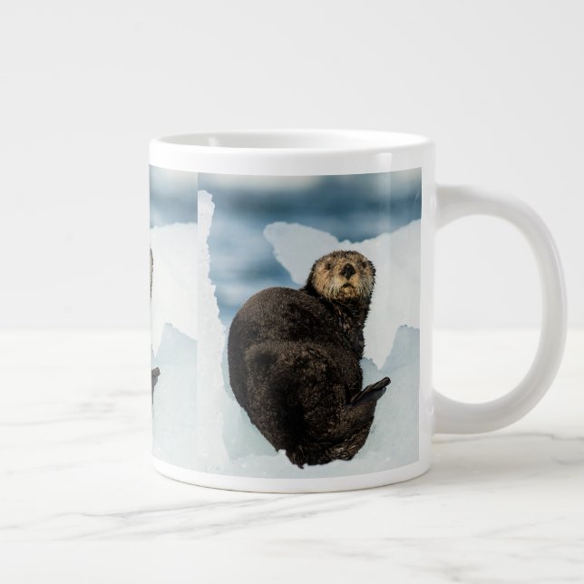 Chilly Sea Otter Giant Coffee Mug (Right)