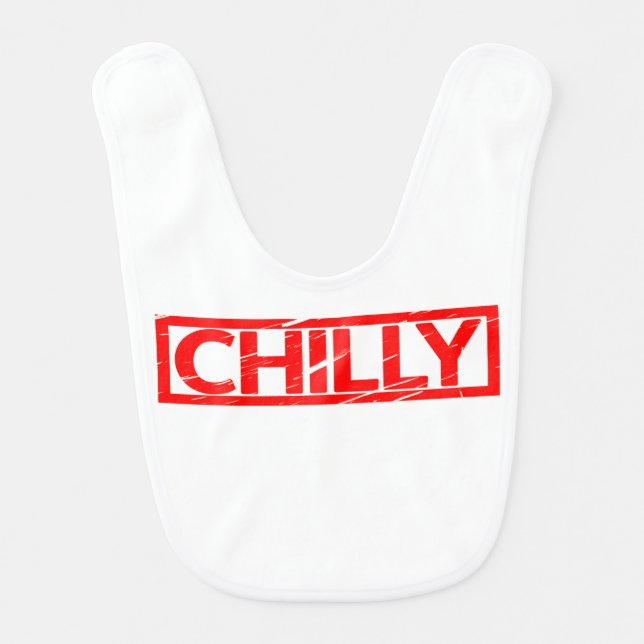 Chilly Stamp Baby Bib (Front)
