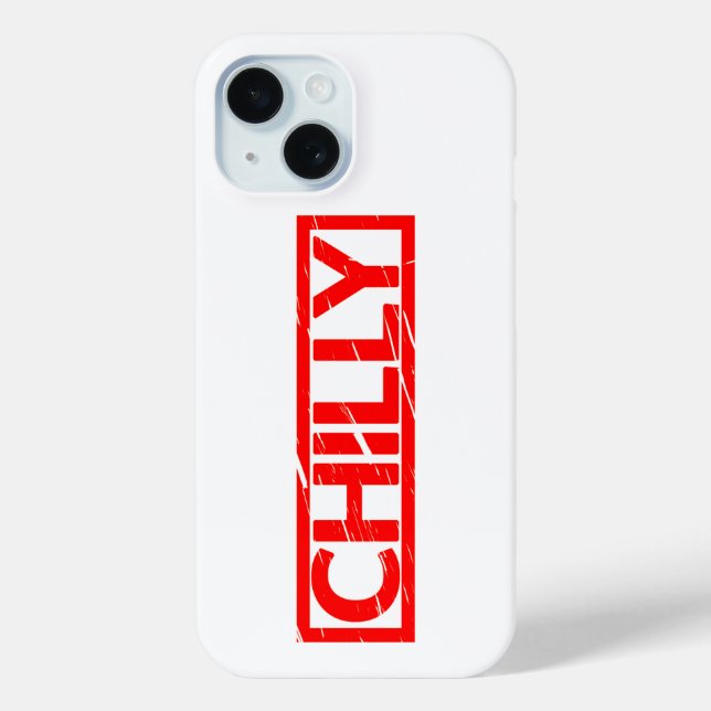 Chilly Stamp Case-Mate iPhone Case (Back)