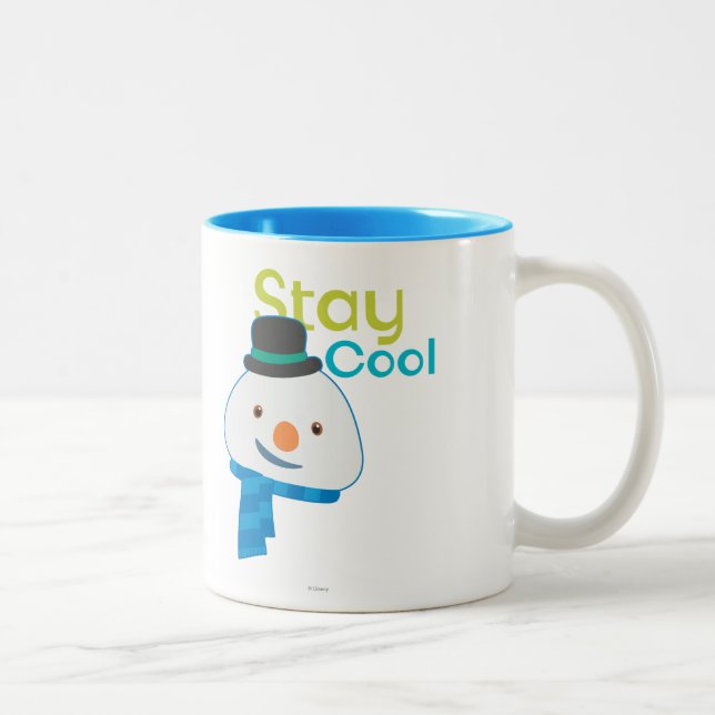Chilly- Stay Cool 2 Two-Tone Coffee Mug (Right)