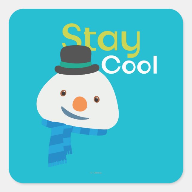 Chilly- Stay Cool 3 Square Sticker (Front)