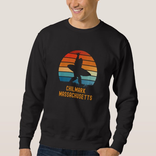 Chilmark  Massachusetts Sasquatch Souvenir Sweatshirt (Front)
