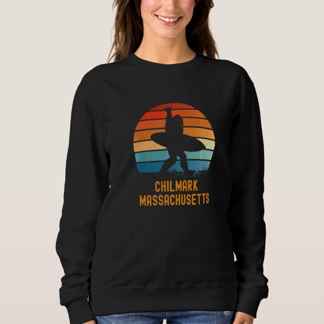 Chilmark  Massachusetts Sasquatch Souvenir Sweatshirt (Front)