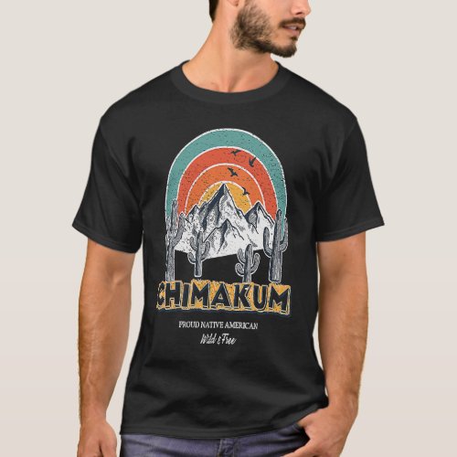 Chimakum Tribe Native American Indian Vintage 1960 T_Shirt