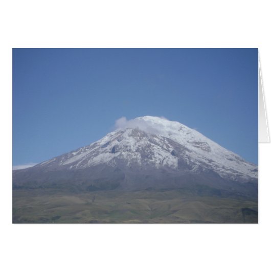 Chimborazo, Ecuador Cards (Front Horizontal)