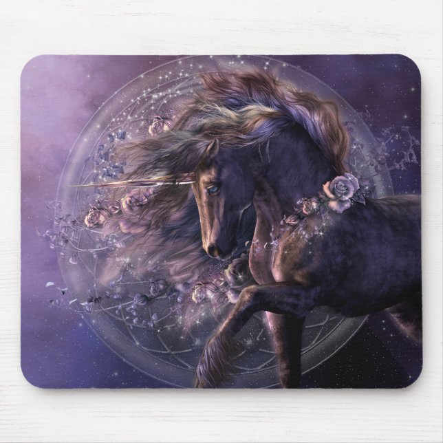 Chimera Black Rose Mousepad (Front)
