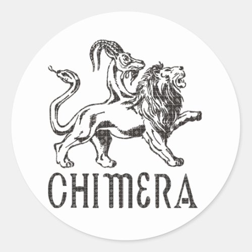 Chimera Classic Round Sticker