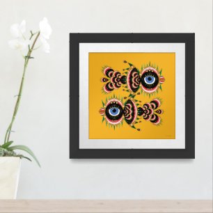 Chimera - Fish Bird 12x12 Print