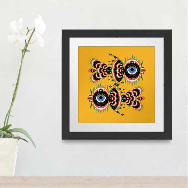Chimera - Fish Bird 12x12 Print (Entryway)