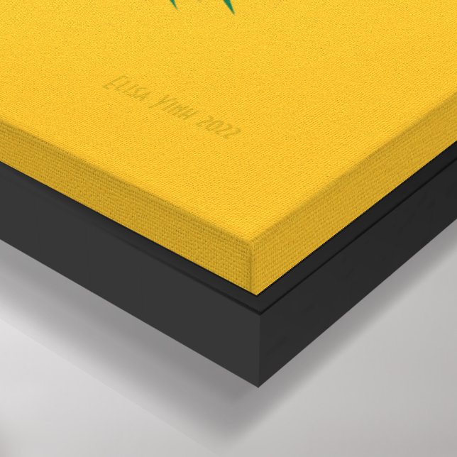 Chimera - Fish Bird 12x12 Stretched Canvas Giclée (Corner(Bottom))