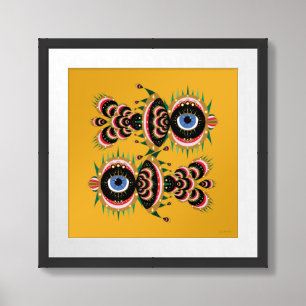 Chimera - Fish Bird 16x16 Print