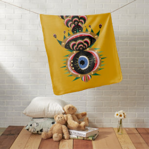 Chimera - Fish Bird Baby Blanket