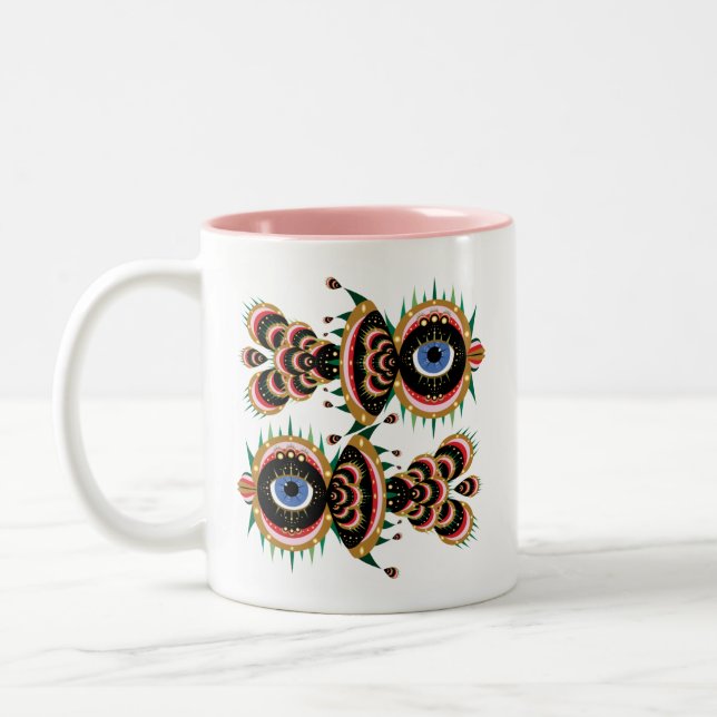 Chimera - Fish Bird Mug (Left)