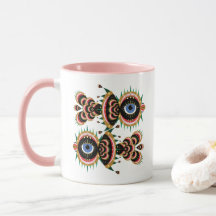 Chimera - Fish Bird Mug Pink