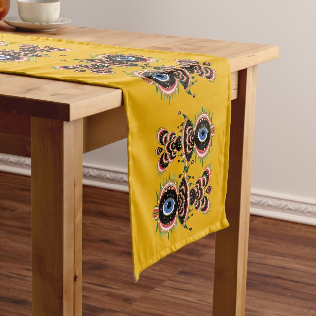 Chimera - Fish Bird Table Runner (In Situ)