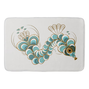 Chimera - Peacock Seahorse Bath Mat