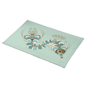 Chimera - Peacock Seahorse Cloth Placemat