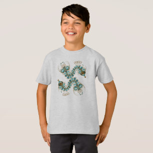Chimera - Peacock Seahorse Kids T-Shirt