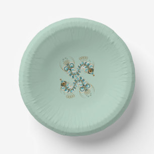 Chimera - Peacock Seahorse Paper Bowls
