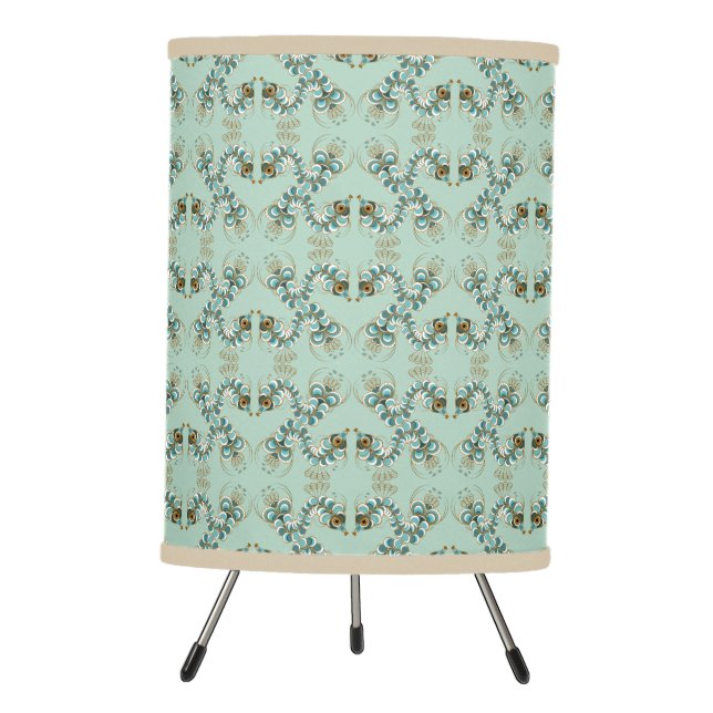 Chimera - Peacock Seahorse Pistachio Lamp (Front)