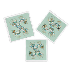 Chimera - Peacock Seahorse Trays (Single/Set)