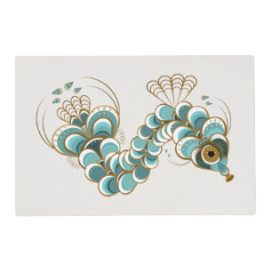 Chimera - Peacock Seahorse Wipeable Placemat