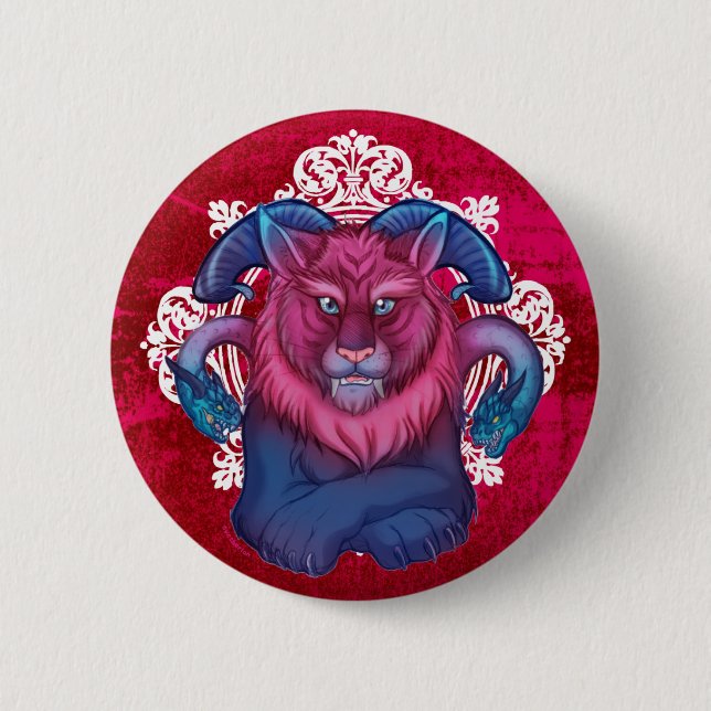Chimera Pinback Button (Front)