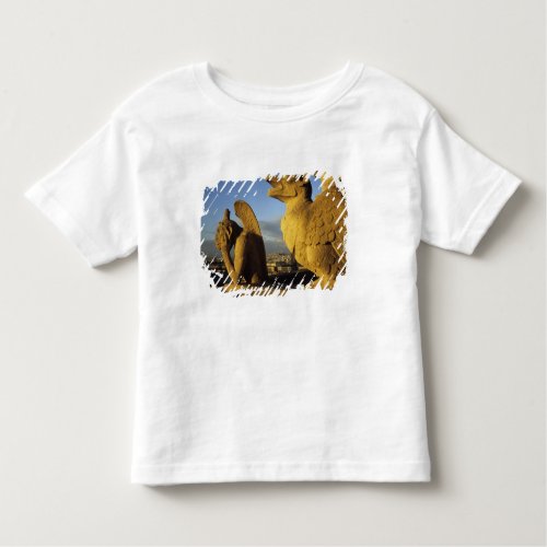 Chimera re Dame Cathedral Paris France Toddler T_shirt