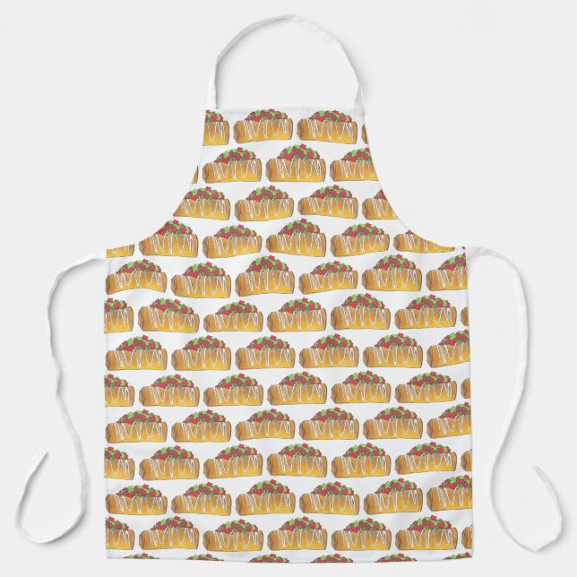 Chimichanga Tex Mex Southwestern Fried Burrito Apron (Front)