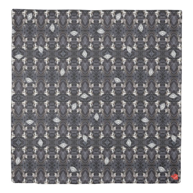 Chimigos - Chihuahuas and Diamonds Duvet Cover (Front)