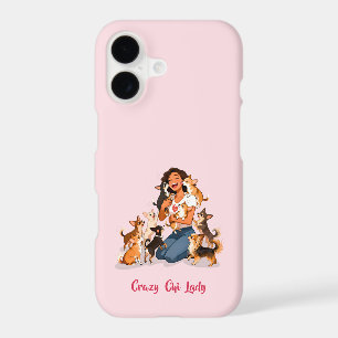 Chimigos - Crazy Chi Lady - Chihuahua Heart iPhone 17 Case