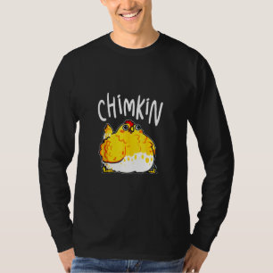 Chimkin Funny Fat Chicken Derpy Fat Chicken T-Shirt