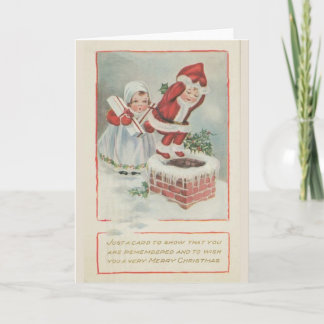 Chimney Children Christmas Card