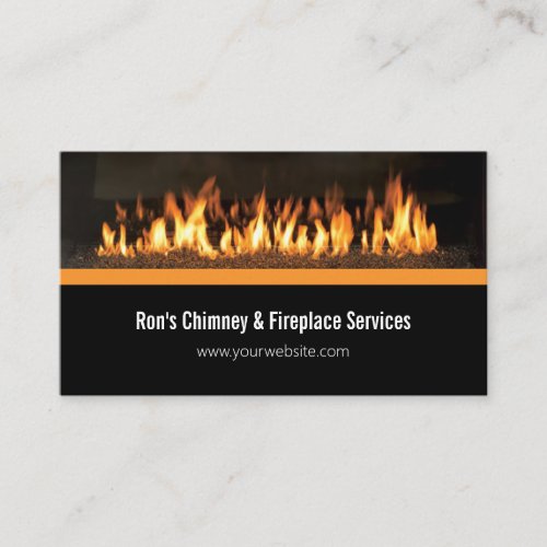 Chimney  Fireplace Services Repairs Business Card