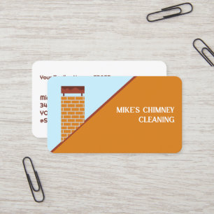 Chimney Flue Cleaning Business Card